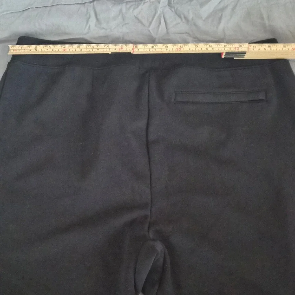 Polo Ralph Lauren Mens Large Tall Double Knit Joggers Black Sweatpant Loungewear